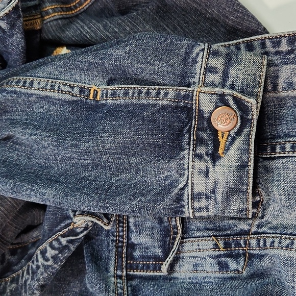 VTG Hard Rock Café Puerto Vallarta Collectible Distressed Jean Jacket (L) - Picture 9 of 11